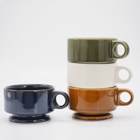 【SM002nv】Smith Stacking Footed Soup Mug -navy-