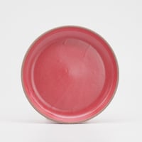 【BA002rd】 BRICKS PLATE S red（半ツヤ釉薬）