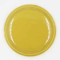 【CP009】CHIPS plate. -L- SOLID COLOR mustard