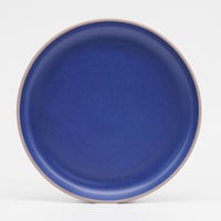 【BA003nv】 BRICKS PLATE L navy（半ツヤ釉薬）