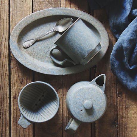 【AP006gy】Ancient Pottery DRIPPER gray