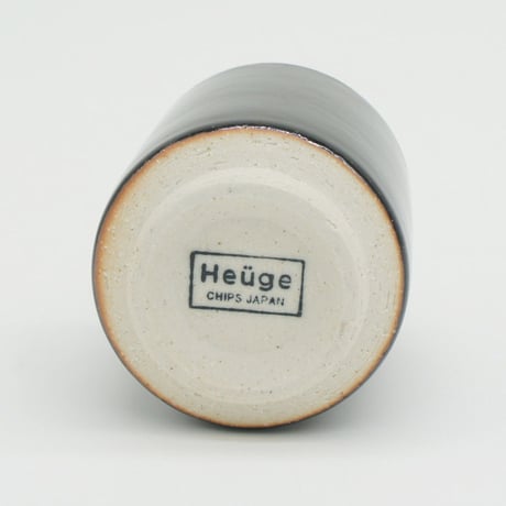 【H002sg】Heuge CUP setoguro（湯呑み 瀬戸黒）