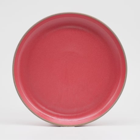 【BA003rd】 BRICKS PLATE L red（半ツヤ釉薬）