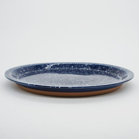 【CP002nw】CHIPS plate. -L- SPLASH navy-white