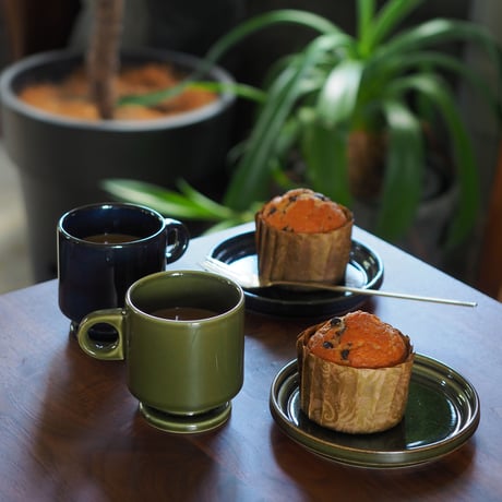 【SM001nv】Smith Stacking Footed Mug -navy-
