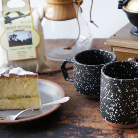 【CS002bw】CHIPS stack mug. SPLASH black-white