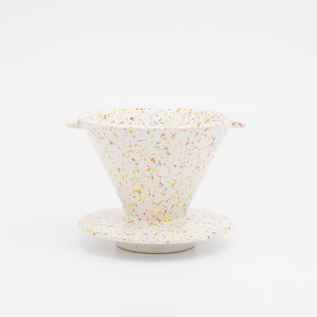 【CD002wo】CHIPS dripper. SPLASH white-orange