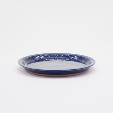 【CR002nw】CHIPS plate. -S-  SPLASH navy-white