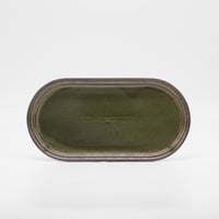 【SM004gr】Smith Stacking Oval Plate -green-