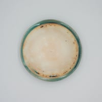 【M037tb】パンとごはんと...  艶釉の器 PLATE S turkey blue