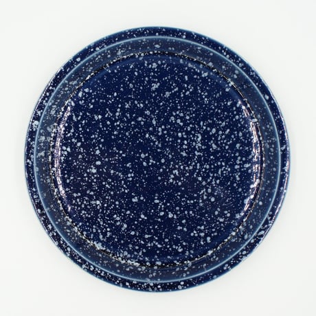 【CP002nw】CHIPS plate. -L- SPLASH navy-white