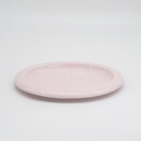 【M063pk】パンとごはんと... ポップな器 OVAL PLATE M ピンク