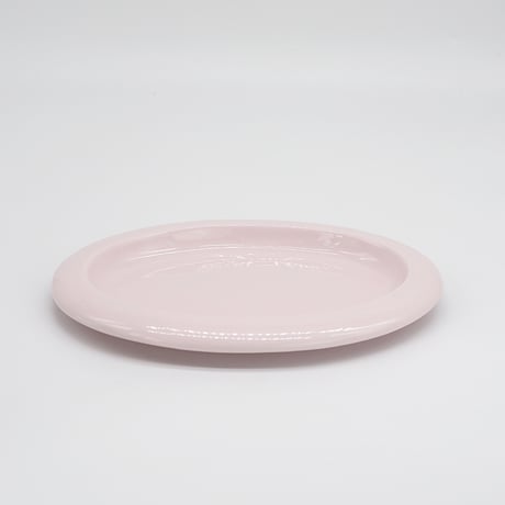 【M063pk】パンとごはんと... ポップな器 OVAL PLATE M ピンク