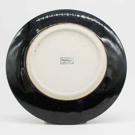 【H006sg】Heuge PLATE L setoguro（八寸平皿 瀬戸黒）