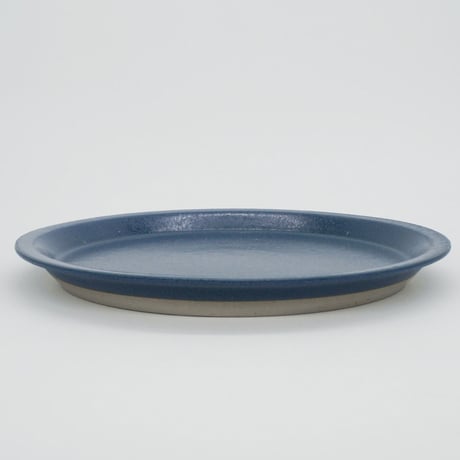 【CP001bl】CHIPS plate. -L- MAT sand-blue