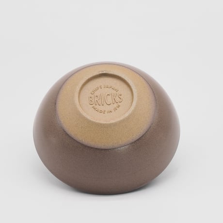 【BA004br】 BRICKS BOWL brown（半ツヤ釉薬）