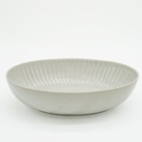 【M041wh】パンとごはんと... ひらひらの器 OVAL BOWL ホワイト