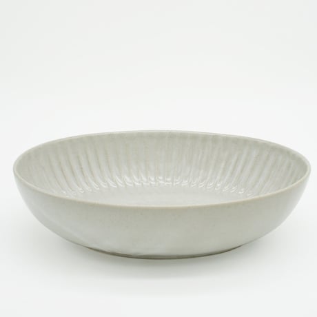【M041wh】パンとごはんと... ひらひらの器 OVAL BOWL ホワイト