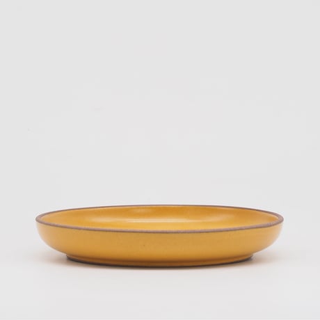【BA002yl】 BRICKS PLATE S yellow（半ツヤ釉薬）