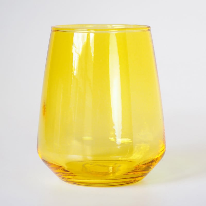 CA009】CHIPS glass. -CLEAR- MUSTARD | CHIPS STORE