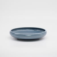【M045bl】パンとごはんと... たべやすい器 PLATE M あお