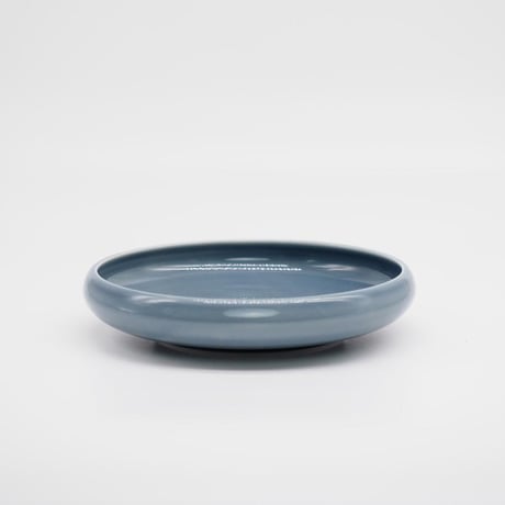 【M045bl】パンとごはんと... たべやすい器 PLATE M あお