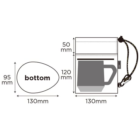 【CZ003】CHIPS mug. pouch