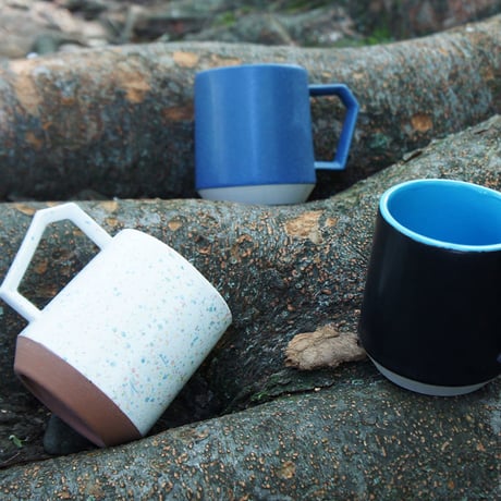 【C002wo】CHIPS mug. SPLASH white-orange