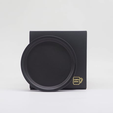 【CR001bk】CHIPS plate. -S- MAT black