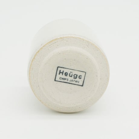 【H002sn】Heuge CUP shino（湯呑み 志野）