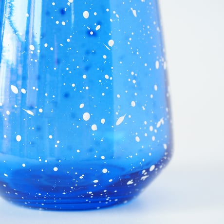【CA002nw】CHIPS glass. -SPLASH- NAVY-WHITE