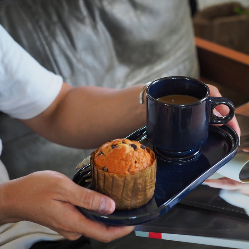 SM004nv】Smith Stacking Oval Plate -navy- | CHI