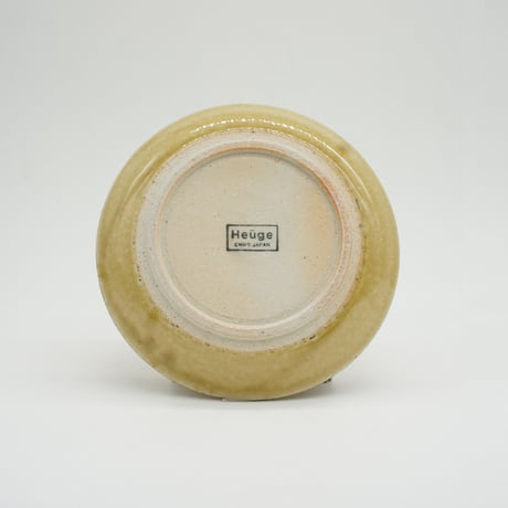 【H005kz】Heuge PLATE S kizeto（五寸深皿 黄瀬戸）