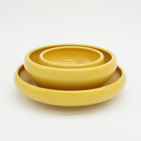 【M045mt】パンとごはんと... たべやすい器 PLATE M からし