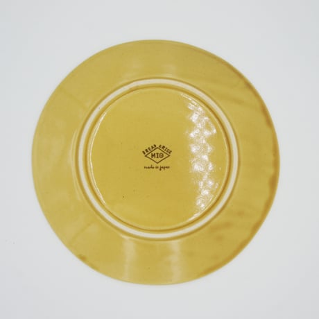 【M038mb】パンとごはんと...  艶釉の器 PLATE M mont blanc