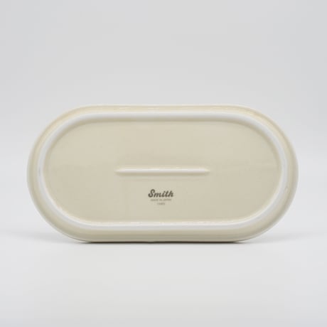 【SM004wh】Smith Stacking Oval Plate -vanilla-