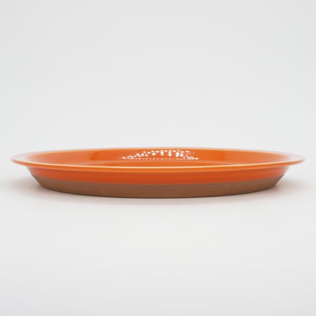 【CP011】CHIPS plate. -L- SOLID COLOR orange