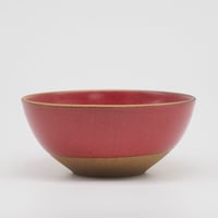 【BA004rd】 BRICKS BOWL red（半ツヤ釉薬）