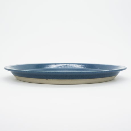 【CP001bl】CHIPS plate. -L- MAT sand-blue