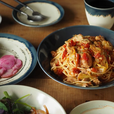 【M013cl】パンとごはんと...  艶釉の器 BOWL L clear
