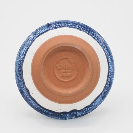【CB006】CHIPS bowl. PREMIUM white-navy drop