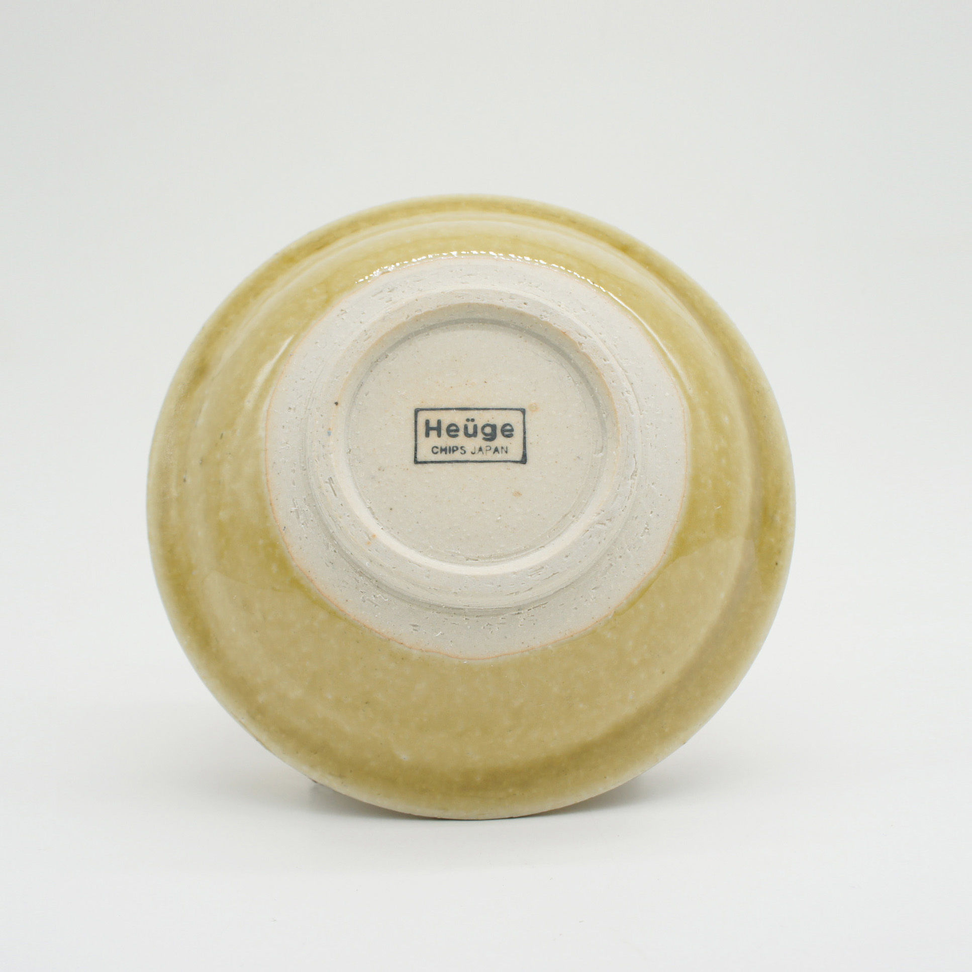 H004kz】Heuge BOWL kizeto（五寸向付 黄瀬戸） | CHIPS STORE