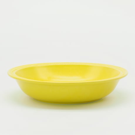 生産終了商品のため在庫限り【M051yl】パンとごはんと...　リムドット ラウンドボウル L yellow