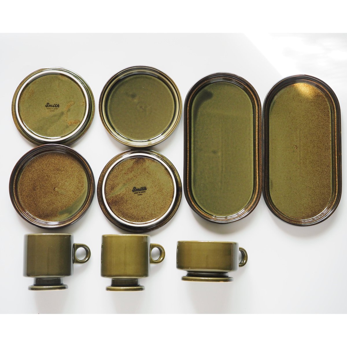 SM002gr】Smith Stacking Footed Soup Mug -green-