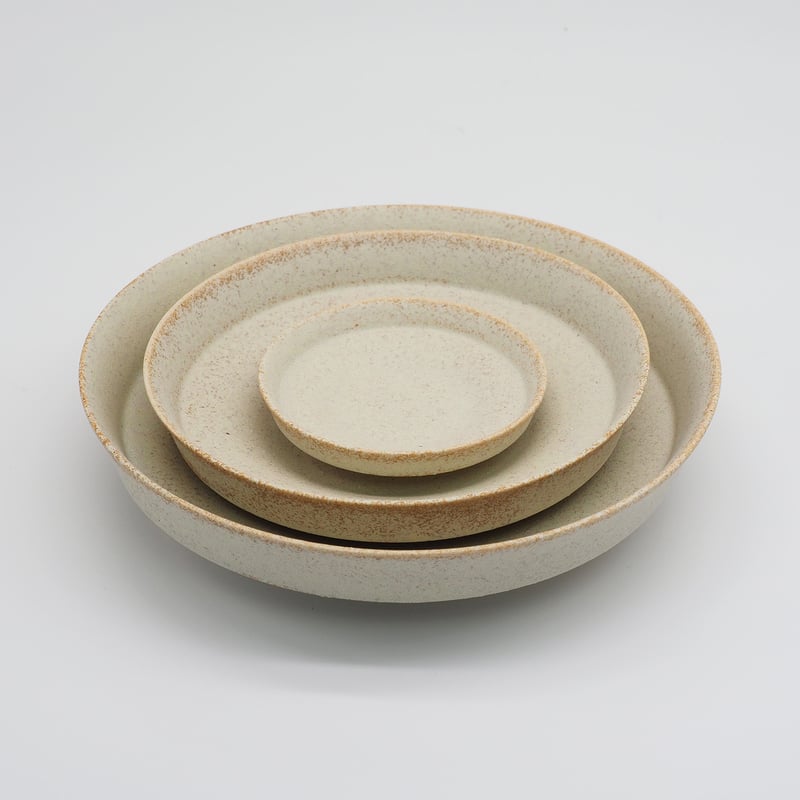 M064wh】パンとごはんと 盛りやすい器 - 深皿 - DEEP DISH S ホ