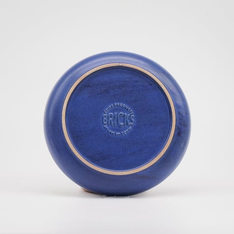 【BA002nv】 BRICKS PLATE S navy（半ツヤ釉薬）