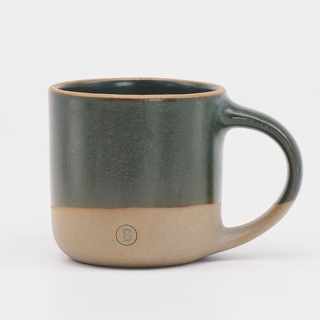 【BA001gr】 BRICKS MUG green（半ツヤ釉薬）
