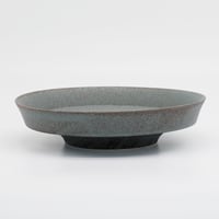 【M066gy】パンとごはんと... 盛りやすい器 - 深皿 -  DEEP DISH L グレー