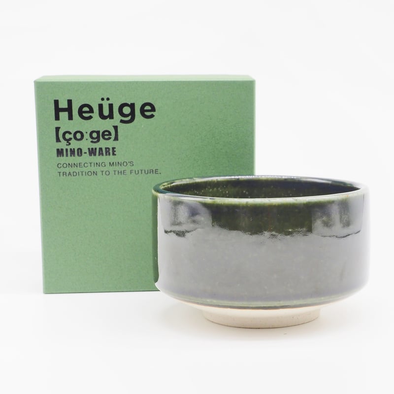 H007ob】Heuge MATCHA oribe（抹茶碗 織部） | CHIPS STORE