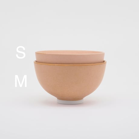 【M058pk】パンとごはんと... 小さなお茶碗 Rice Bowl M さくら（pink）
